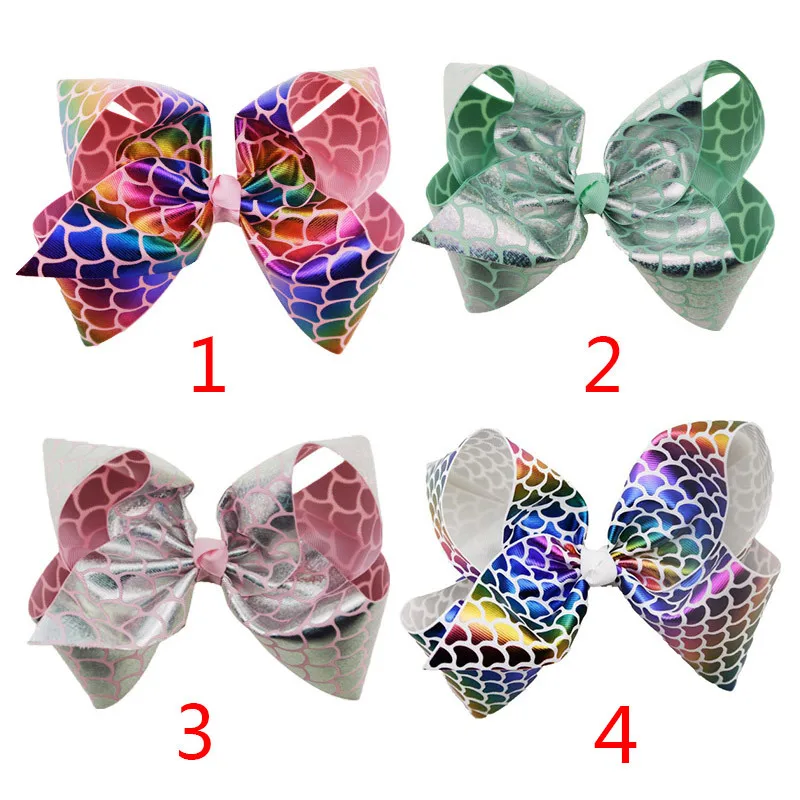 10ps 2018 new 8" big size printing bow with clip latest pop girl mermaid gold stamp cute hair pin kids hair accessories
10ps 2018 new 8" big size printing bow with clip latest pop girl mermaid gold stamp cute hair pin kids hair accessories