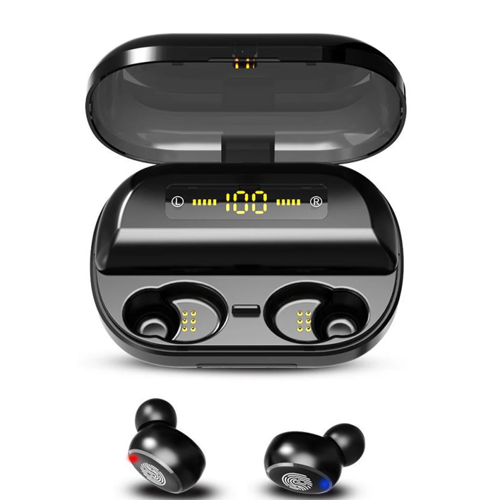 V11s Wireless Earphones Touch control Bluetooth 5.0 Auto Pairing Headset for iPhone Samsung Bluetooth Earbuds with Charging Case
V11s Wireless Earphones Touch control Bluetooth 5.0 Auto Pairing Headset for iPhone Samsung Bluetooth Earbuds with Charging Case