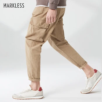 Markless Multi-pocket Cargo Pants Men 2019 Spring Solid Color Casual Men Trousers Sportswear pantalones hombre CLA9810M
Markless Multi-pocket Cargo Pants Men 2019 Spring Solid Color Casual Men Trousers Sportswear pantalones hombre CLA9810M