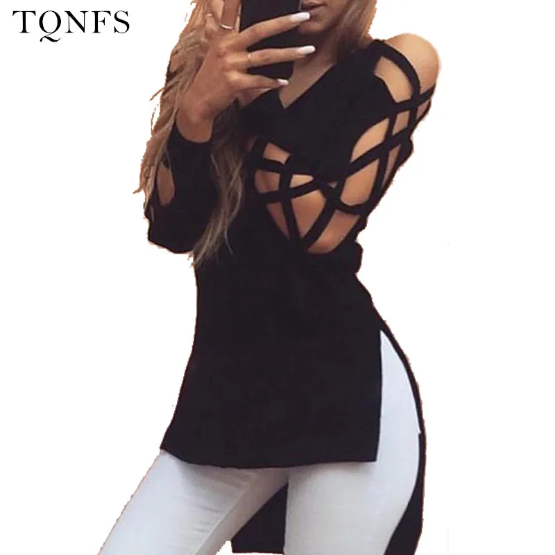 Hot Sale Autumn T Shirt Women 2016 Long Sleeve Cot...