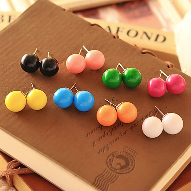 ES002 Multicolor Stud Earrings For Women Candy Color Brincos Fashion Jewelry Earing 2018 HOT Selling
ES002 Multicolor Stud Earrings For Women Candy Color Brincos Fashion Jewelry Earing 2018 HOT Selling