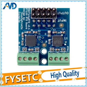Cloned PT100 Daughter Board Allowing Two PT100 Temperature Sensors To Be Attached For The DuetWifi And The Duet Ethernet
Cloned PT100 Daughter Board Allowing Two PT100 Temperature Sensors To Be Attached For The DuetWifi And The Duet Ethernet