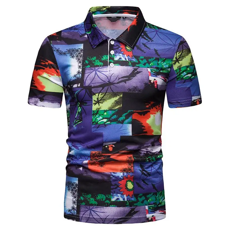 Hip hop Polo Shirt Men Summer Tops Streetwear Hawaiian style Men Polo Shirt Beach style print Short sleeves
Hip hop Polo Shirt Men Summer Tops Streetwear Hawaiian style Men Polo Shirt Beach style print Short sleeves