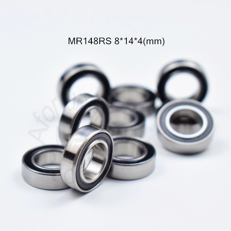 MR148RS 8*14*4(mm) 10pieces free shipping bearing ABEC-5 rubber Sealed Miniature Mini Bearing MR148 chrome steel bearings
MR148RS 8*14*4(mm) 10pieces free shipping bearing ABEC-5 rubber Sealed Miniature Mini Bearing MR148 chrome steel bearings