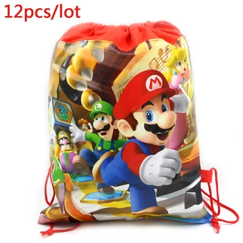 Super Mario Theme Baby Shower Mochila Events Party Boys Favors Backpack Birthday Decoration Blue Drawstring Gifts Bags 12pcs/lot
Super Mario Theme Baby Shower Mochila Events Party Boys Favors Backpack Birthday Decoration Blue Drawstring Gifts Bags 12pcs/lot