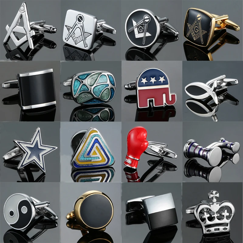 Luxury high quality Cufflinks Elephant fish crown Freemasons Red Boxing glove design cuffs Business Gift Brand Jewelry
Luxury high quality Cufflinks Elephant fish crown Freemasons Red Boxing glove design cuffs Business Gift Brand Jewelry