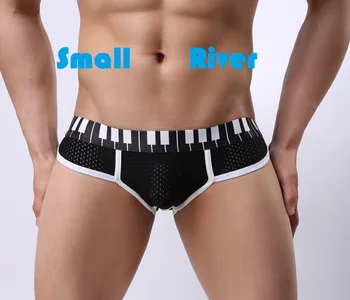 New Hot Men's underpants Man U convex piano button belt body breathable mesh briefs Sexy Male fashion personality panties
New Hot Men's underpants Man U convex piano button belt body breathable mesh briefs Sexy Male fashion personality panties