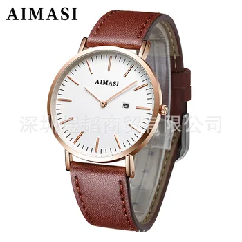 2018 Aimasi Brand Luxury Genuine Leather Women Ladies Quartz Clocks Casual Watches Simple Ultrathin Wristwatches Montre Femme
2018 Aimasi Brand Luxury Genuine Leather Women Ladies Quartz Clocks Casual Watches Simple Ultrathin Wristwatches Montre Femme