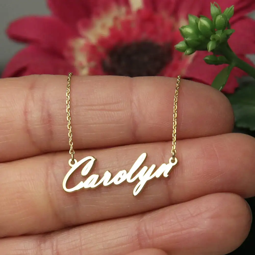 Tiny Customized Custom Necklace Personalized Name Necklace Gold Pendant Nameplate Choker Necklace Jewelry For Women Gift
Tiny Customized Custom Necklace Personalized Name Necklace Gold Pendant Nameplate Choker Necklace Jewelry For Women Gift