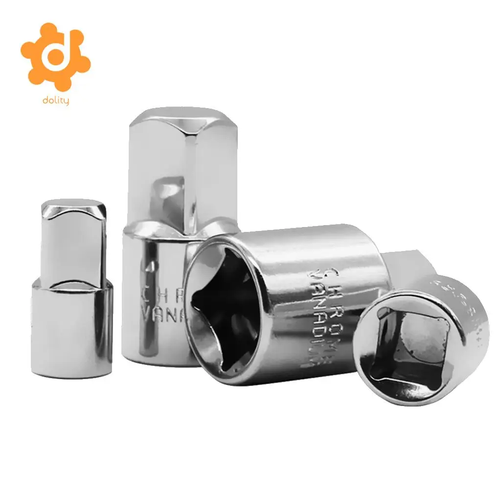4pcs 1/4'' 3/8'' 1/2'' Chrome Vanadium Sleeve Swivel Connectors Tool Part
