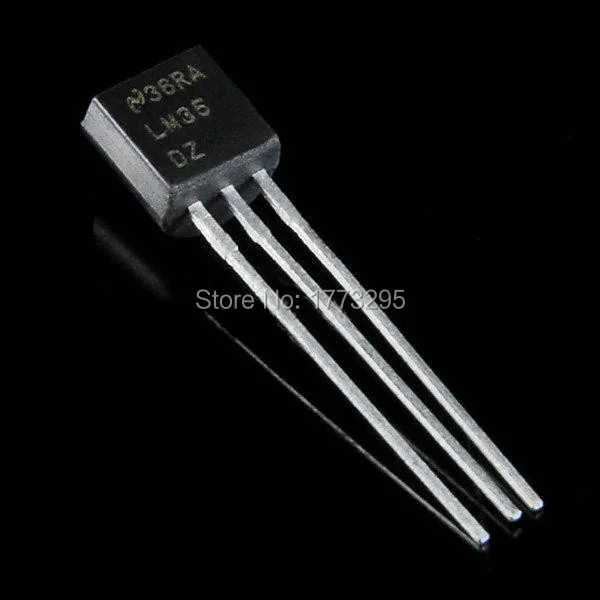 Hot NEW ORIGINAL LM35DZ TO-92 LM35 Thermometer Temperature Sensor IC for Arduino/AVR/PIC Free Shipping
Hot NEW ORIGINAL LM35DZ TO-92 LM35 Thermometer Temperature Sensor IC for Arduino/AVR/PIC Free Shipping