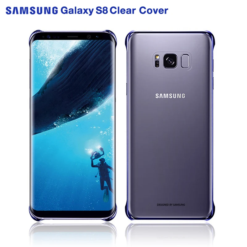 Оригинальный мобильный телефон SAMSUNG пластиковый чехол-невидимка для Samsung S8 G9500 +