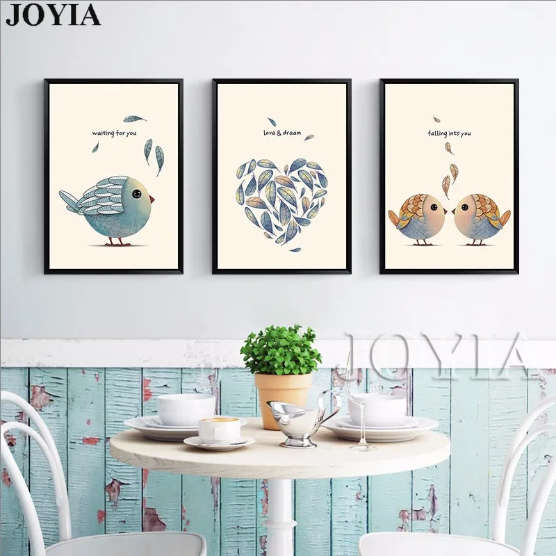 Triptych Canvas Wall Art Nordic Love Birdies Wall Decorative Pictures Print For Modernism Home Bedroom Decor 3 Panel No Framed
Triptych Canvas Wall Art Nordic Love Birdies Wall Decorative Pictures Print For Modernism Home Bedroom Decor 3 Panel No Framed