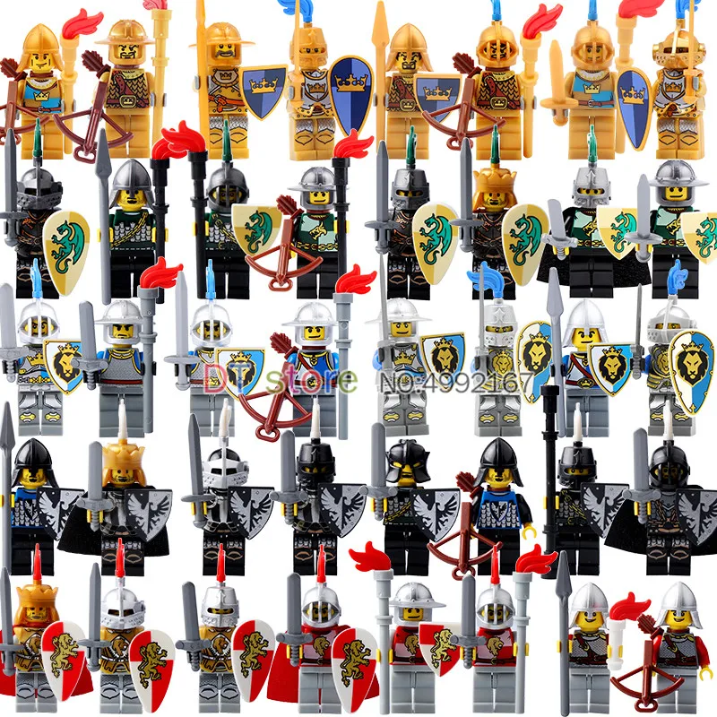 Single Sale Medieval Knights shadow Knights crown Rome Knights Building Blocks Bricks Toys for Children ax9806
Single Sale Medieval Knights shadow Knights crown Rome Knights Building Blocks Bricks Toys for Children ax9806