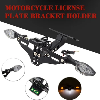 Motorcycle License Number Plate Frame Led Indicator Light Holder Bracket FOR KAWASAKI Ninja 250 300 650 H2R ZX6R Z750 Z800 Z1000
Motorcycle License Number Plate Frame Led Indicator Light Holder Bracket FOR KAWASAKI Ninja 250 300 650 H2R ZX6R Z750 Z800 Z1000
