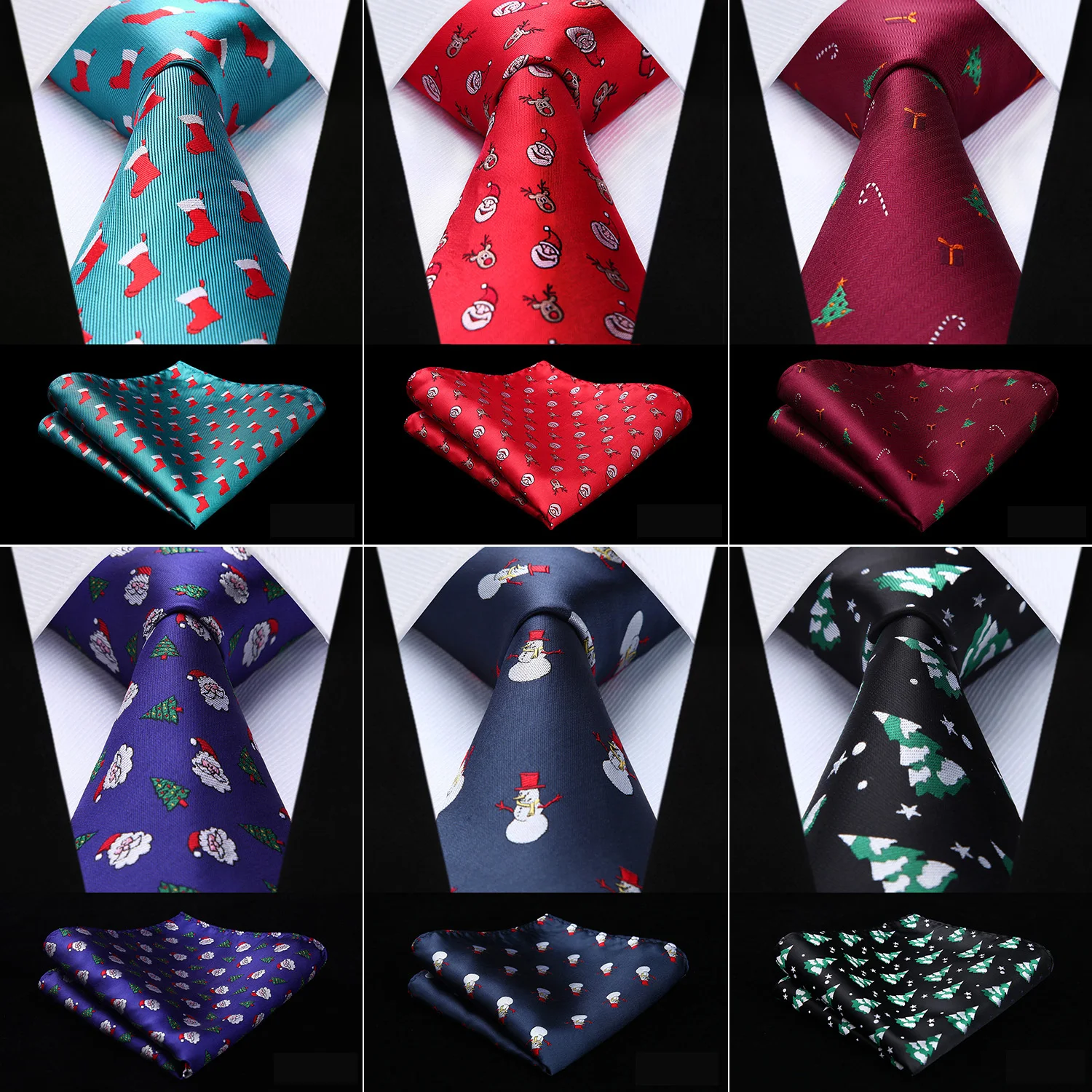 Necktie Christmas Neck Tie And Handkerchief Set Gift 8 cm 100% Silk Wedding Party Woven Classic Ties For Men Cartoon Red C3
Necktie Christmas Neck Tie And Handkerchief Set Gift 8 cm 100% Silk Wedding Party Woven Classic Ties For Men Cartoon Red C3