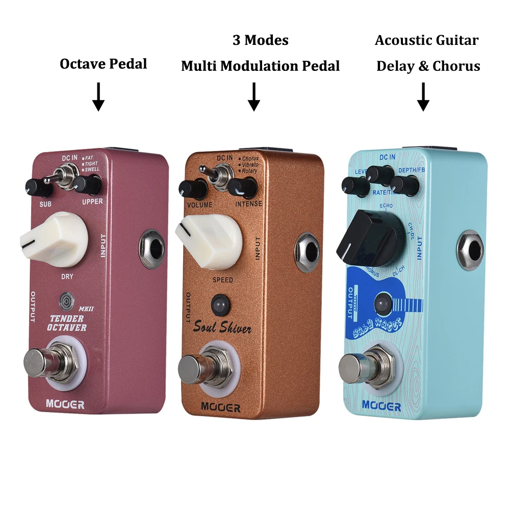 MOOER TENDER OCTAVE MKII Octave Guitar Effect Pedal 3 Modes True Bypass Full Metal Shell
MOOER TENDER OCTAVE MKII Octave Guitar Effect Pedal 3 Modes True Bypass Full Metal Shell