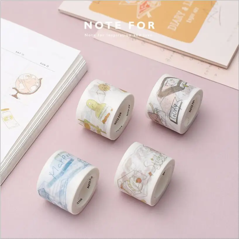 3cm*5m Cartoon daily life washi tape DIY decorative scrapbooking planner masking tape adhesive tape kawaii stationery
3cm*5m Cartoon daily life washi tape DIY decorative scrapbooking planner masking tape adhesive tape kawaii stationery