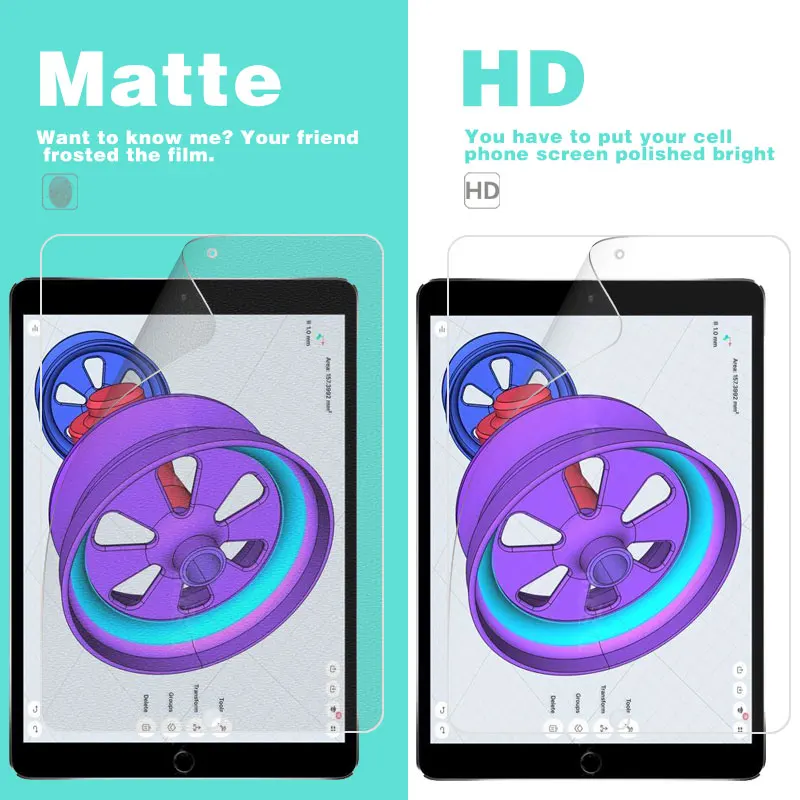 Anti-Scratches HD Clear Glossy Film For APPLE Iphone Ipad Pro A1652 12.9 in Matte Film Anti-Glare Cover With Cleaning Tools
Anti-Scratches HD Clear Glossy Film For APPLE Iphone Ipad Pro A1652 12.9 in Matte Film Anti-Glare Cover With Cleaning Tools