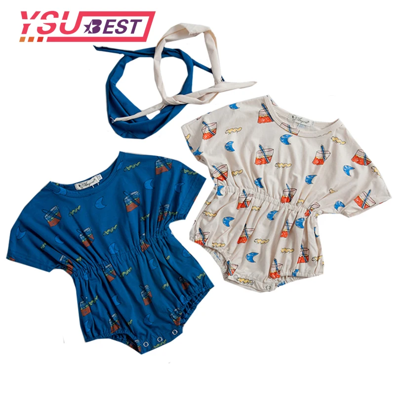 Summer Baby Bodysuits Infant And Baby Girl Beverage Printing Short Sleeve Headscarf In One-piece Crawling Suit baby girl clothe
Summer Baby Bodysuits Infant And Baby Girl Beverage Printing Short Sleeve Headscarf In One-piece Crawling Suit baby girl clothe