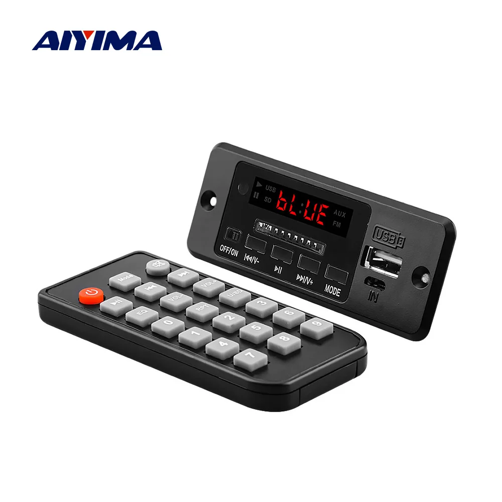5V Bluetooth MP3 audio decoder board with 3W*2 amplifier Radio AUX charging hands-free calling excellent sounds
5V Bluetooth MP3 audio decoder board with 3W*2 amplifier Radio AUX charging hands-free calling excellent sounds