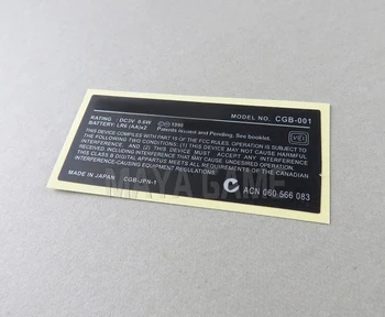 For Game boy Label Sticker For GameBoy GBA GBC GBP GBA SP Console Back Tag 200pcs/lot
For Game boy Label Sticker For GameBoy GBA GBC GBP GBA SP Console Back Tag 200pcs/lot