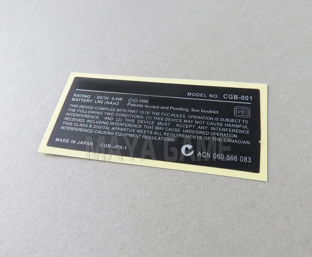 OCGAME For Game boy Label Sticker For GameBoy GBA GBC GBP GBA SP Console Back Tag 200pcs/lot
OCGAME For Game boy Label Sticker For GameBoy GBA GBC GBP GBA SP Console Back Tag 200pcs/lot