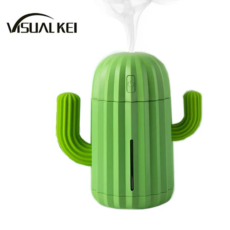 340ML USB Air Humidifier Cactus Timing Aromatherapy Diffuser Mist Maker Fogger Mini Aroma Atomizer for Home
340ML USB Air Humidifier Cactus Timing Aromatherapy Diffuser Mist Maker Fogger Mini Aroma Atomizer for Home