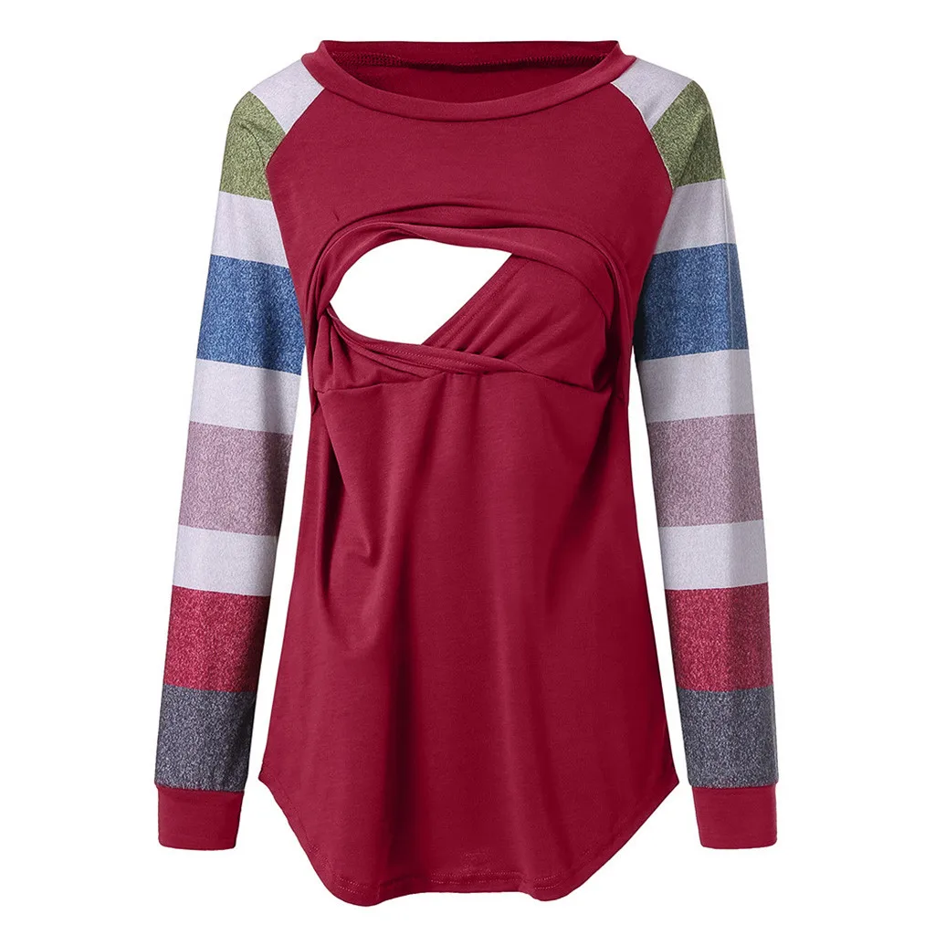 ARLONEET Maternity pregnant cotton breastfeeding blouse maternity Embarazada gown top Tees Shirt Long Sleeve Shirts g0509
ARLONEET Maternity pregnant cotton breastfeeding blouse maternity Embarazada gown top Tees Shirt Long Sleeve Shirts g0509