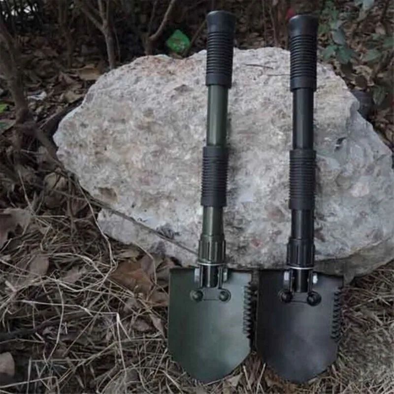 Mini Multi-function Carbon Steel Folding Shovel Survival Outdoor Trowel Dibble Pick Camping Sapper Tool
Mini Multi-function Carbon Steel Folding Shovel Survival Outdoor Trowel Dibble Pick Camping Sapper Tool