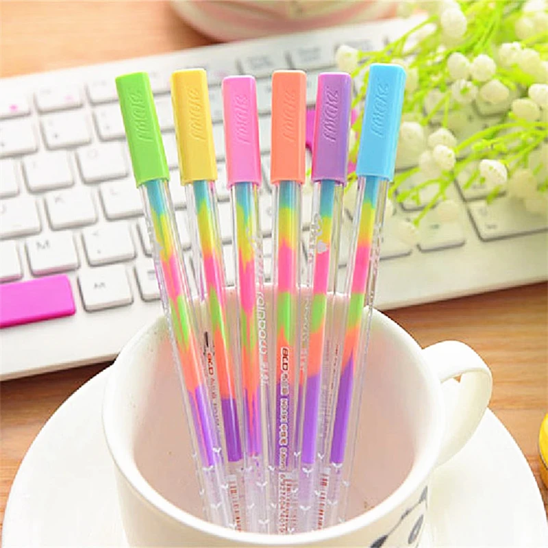 2PCS 0.8mm 6 colors Ink Color Gel Pen Photo Album Highlighter Pen Kawaii Mild Liner DIY Office Supplies School Stationery
2PCS 0.8mm 6 colors Ink Color Gel Pen Photo Album Highlighter Pen Kawaii Mild Liner DIY Office Supplies School Stationery