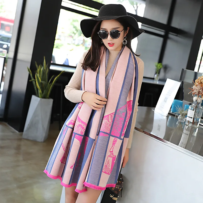 2019 shawl scarf dual-use ladies autumn and winter long section thick warm double-sided versatile scarf
2019 shawl scarf dual-use ladies autumn and winter long section thick warm double-sided versatile scarf