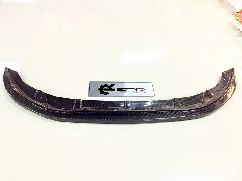 

Car Accessories For Mini Cooper S F56 Carbon Fiber Front Lip (S Only) Glossy Fibre JDM Bumper Splitter Racing Under Spoiler Trim