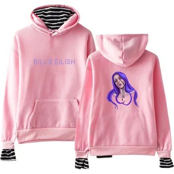 KPOP Billie Eilish Casual Loose Fake Two Piece Hooded Sweatshirt Long Sleeve Korean Style Women Men Hip Hop Hoodie Funny Clothes
KPOP Billie Eilish Casual Loose Fake Two Piece Hooded Sweatshirt Long Sleeve Korean Style Women Men Hip Hop Hoodie Funny Clothes