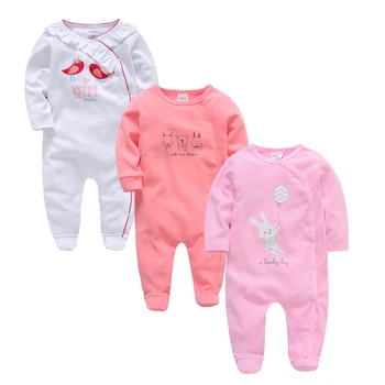 

Kavkas Newborn Baby Pajamas roupas bebe de Infantile Full Sleeve Bathrobe Baby Sleepers Boy Girl Clothing Bossa Nova roupao