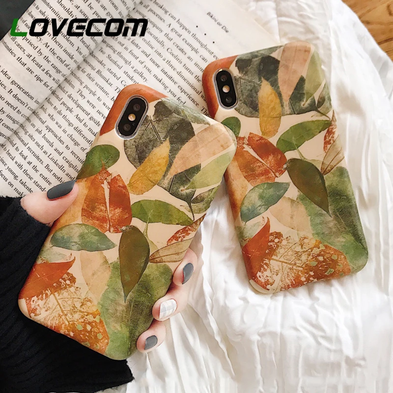 LOVECOM Retro Leaves Phone Case For iPhone XR XS Max For iPhone 6 6S 7 8 Plus X Soft TPU Silicon Full Body Back Cover Coque Gift
LOVECOM Retro Leaves Phone Case For iPhone XR XS Max For iPhone 6 6S 7 8 Plus X Soft TPU Silicon Full Body Back Cover Coque Gift