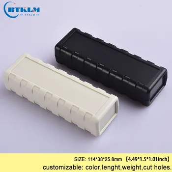 Electronic projects circuits plastic enclosure wire connection box abs project diy custom speaker box 20PCS/lot 114*38*25.8mm
Electronic projects circuits plastic enclosure wire connection box abs project diy custom speaker box 20PCS/lot 114*38*25.8mm