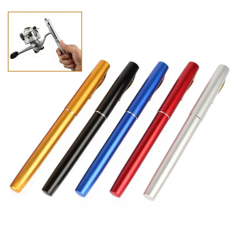 FishSunDay Fishing Rods 38 inch Mini Portable Pocket Aluminum Alloy Fishing Rod Pen 0717
FishSunDay Fishing Rods 38 inch Mini Portable Pocket Aluminum Alloy Fishing Rod Pen 0717