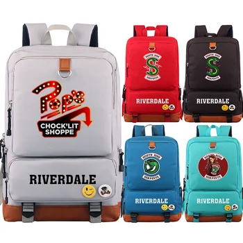 New Hot Snake Riverdale Pop's Chock'lit Shoppe Boy Girl School Bag Women Bagpack Teenagers Patchwork Canvas Men Student Backpack
New Hot Snake Riverdale Pop's Chock'lit Shoppe Boy Girl School Bag Women Bagpack Teenagers Patchwork Canvas Men Student Backpack