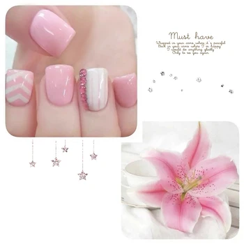 Super cute pink color false nails 24pcs with diamond decoaration Short size full design nail tips Japanese pure color fake nails
Super cute pink color false nails 24pcs with diamond decoaration Short size full design nail tips Japanese pure color fake nails
