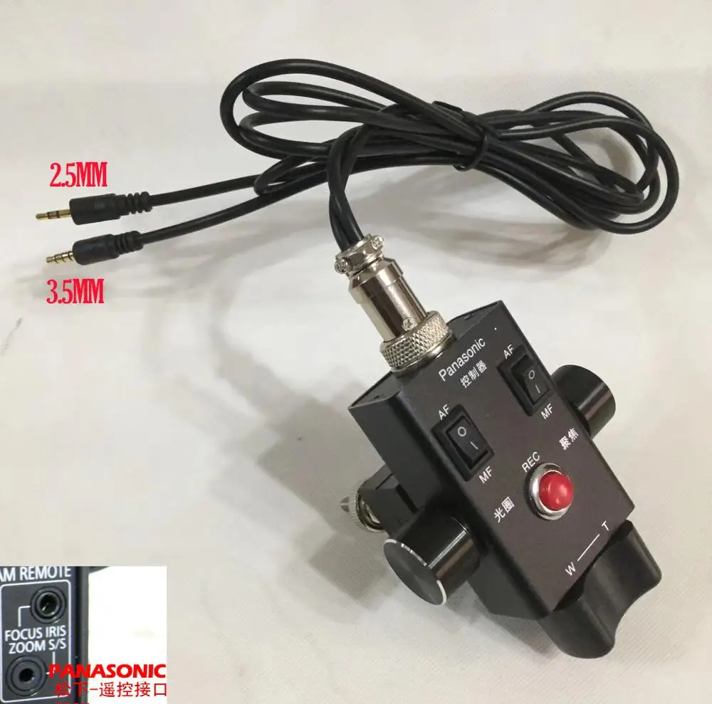 HC-X1 AG-UX90 HC-PV100 Zoom Focus Control CAM REMOTE 2.5mm &3.5mm LANC Controller for PANASONIC AG-AC30 AG-UX180 AG-AC90 EVA1
HC-X1 AG-UX90 HC-PV100 Zoom Focus Control CAM REMOTE 2.5mm &3.5mm LANC Controller for PANASONIC AG-AC30 AG-UX180 AG-AC90 EVA1