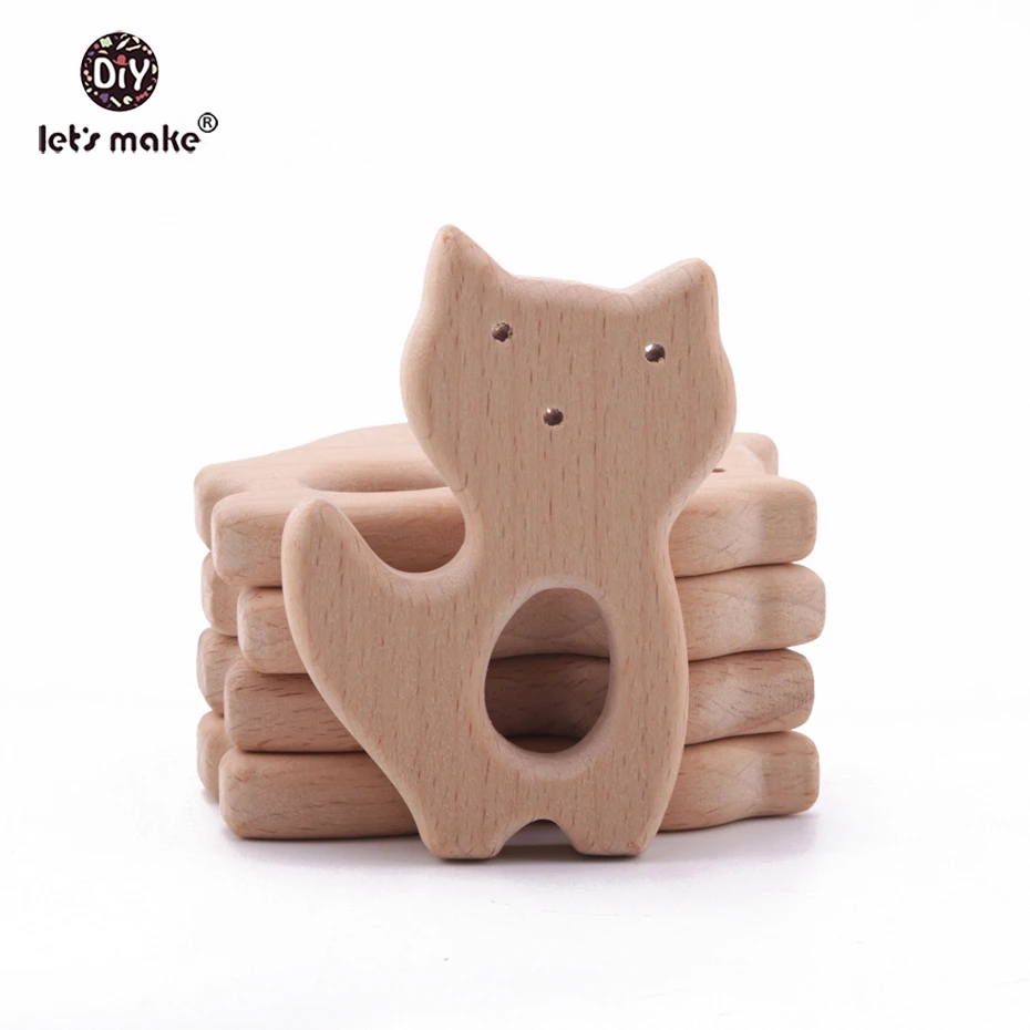 Let's Make Cute Beech Wooden Fox Teether DIY Jewelry Accessories Pacifier Clip Charms Teething Wood Animals Pendant Baby Teether
Let's Make Cute Beech Wooden Fox Teether DIY Jewelry Accessories Pacifier Clip Charms Teething Wood Animals Pendant Baby Teether