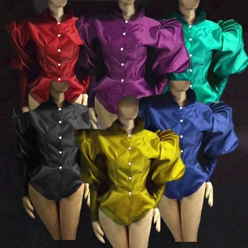 Fashion Dance Costume Nightclub Stage Wear Puff Sleeve DJ DS Singer Dancer Performing Clothing Tops+Shorts Cosplay Suit DJ340
Fashion Dance Costume Nightclub Stage Wear Puff Sleeve DJ DS Singer Dancer Performing Clothing Tops+Shorts Cosplay Suit DJ340