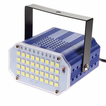 36 Led Satge Light White/RGB LED DJ Disco Strobe Flash Light EU/US Plug for Christmas Family Party KTV Show Flash Lamp AC90-265V 
36 Led Satge Light White/RGB LED DJ Disco Strobe Flash Light EU/US Plug for Christmas Family Party KTV Show Flash Lamp AC90-265V