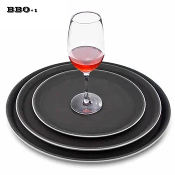 1PC Round Plastic Tray Restaurant Serving Plate Lined Non-Slip Tray Coffee Drinks Tray Fast Food Serve Dishes Bar Tool
1PC Round Plastic Tray Restaurant Serving Plate Lined Non-Slip Tray Coffee Drinks Tray Fast Food Serve Dishes Bar Tool