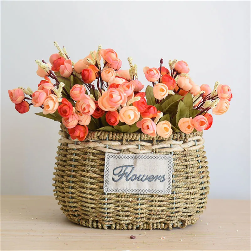 8 Sizes Handmade Durable Iron Frame Green Plant Flower Basket Round Grass Gardening Decorative Flowerpot Planter Vase
8 Sizes Handmade Durable Iron Frame Green Plant Flower Basket Round Grass Gardening Decorative Flowerpot Planter Vase