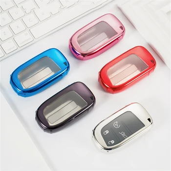 Fashion Soft TPU Car Keycase Cover For Jeep Grand Cherokee Chrysler 300C Renegade Fiat Freemont 2018 Accessorie Keychain Keyring
Fashion Soft TPU Car Keycase Cover For Jeep Grand Cherokee Chrysler 300C Renegade Fiat Freemont 2018 Accessorie Keychain Keyring