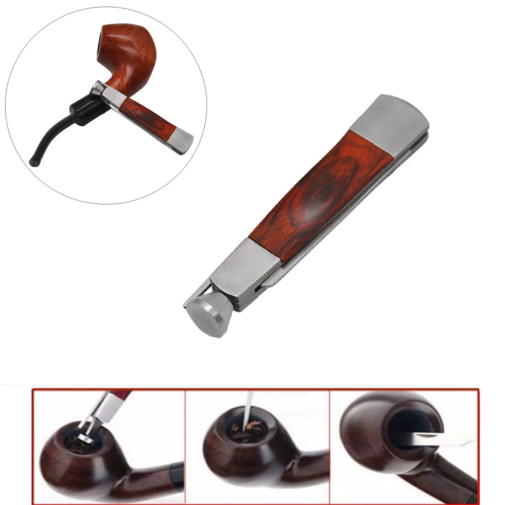 Tobacco Smoking 3in1 Red Wood Stainless Steel Pipe Cleaning Reamers Tamper Tool 2019 New Arrival Hot Sale
Tobacco Smoking 3in1 Red Wood Stainless Steel Pipe Cleaning Reamers Tamper Tool 2019 New Arrival Hot Sale