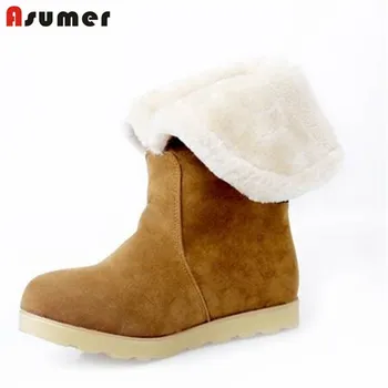 2020 new warm snow boots women plush Winter mid calf Boots Fashion wedding Shoes Brand lady botas flat shoes
2020 new warm snow boots women plush Winter mid calf Boots Fashion wedding Shoes Brand lady botas flat shoes