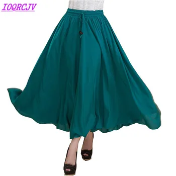 Pleated skirt for women 2018 Summer pure cotton A-Line Beach skirt fashion Bohemia female Large swing long skirt IOQRCJV H386
Pleated skirt for women 2018 Summer pure cotton A-Line Beach skirt fashion Bohemia female Large swing long skirt IOQRCJV H386